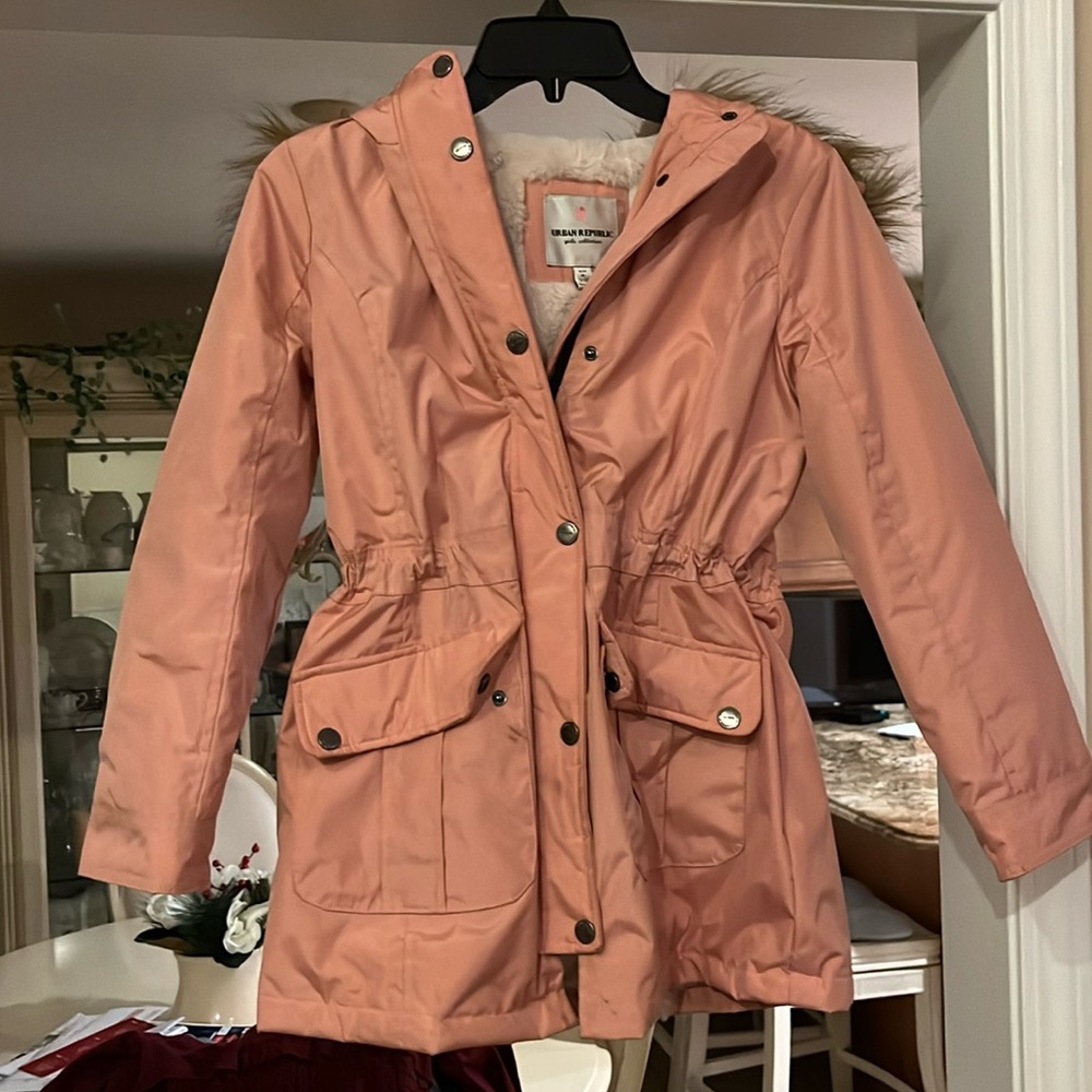 Urban republic girls collection youth girls hooded coat. Medium  10/12